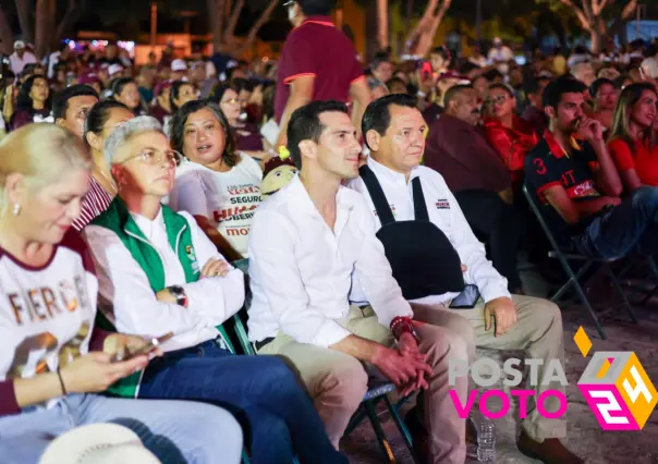 Candidatos y militantes en Yucatán se reúnen para ver el debate presidencial