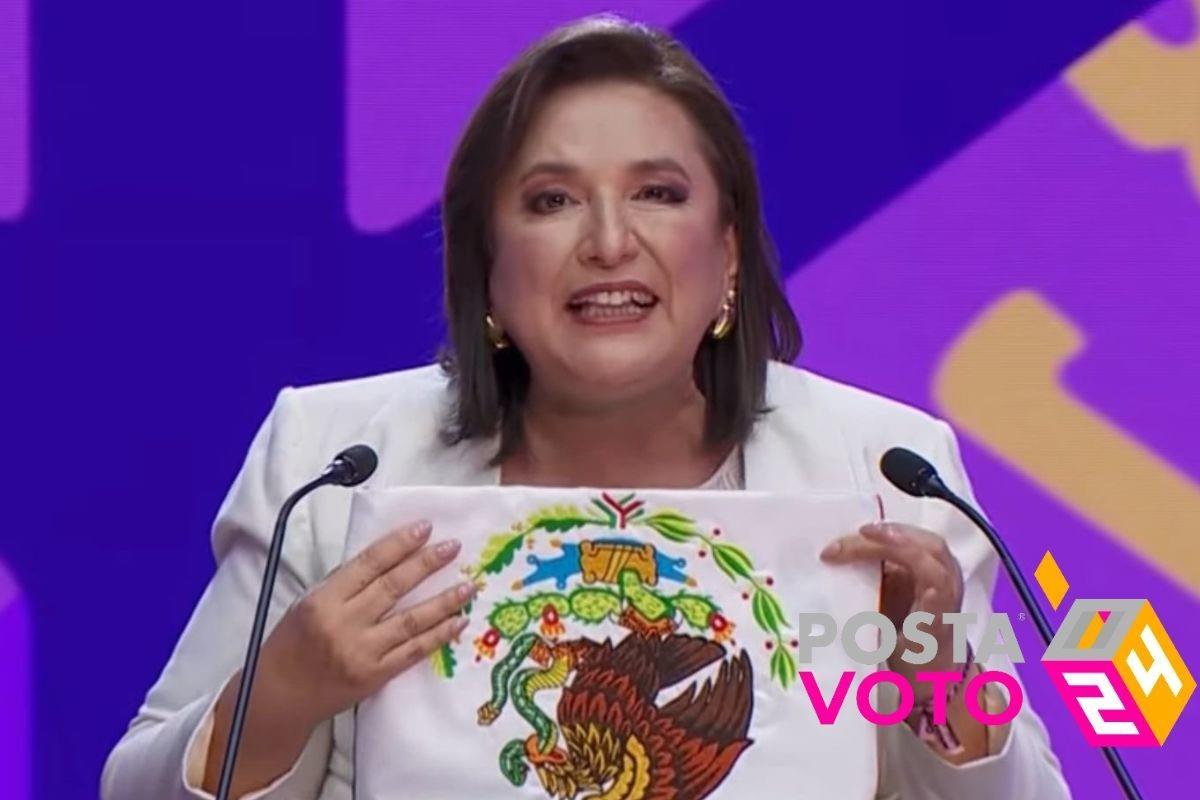 #Voto24 Celebra Xóchitl que la esperanza ganó el debate