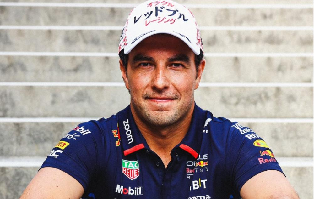 Gorra Oracle Red Bull Racing del piloto mexicano fue uno de los más vendidos e incluso se agotó en las tiendas de Japón. Foto. Facebook