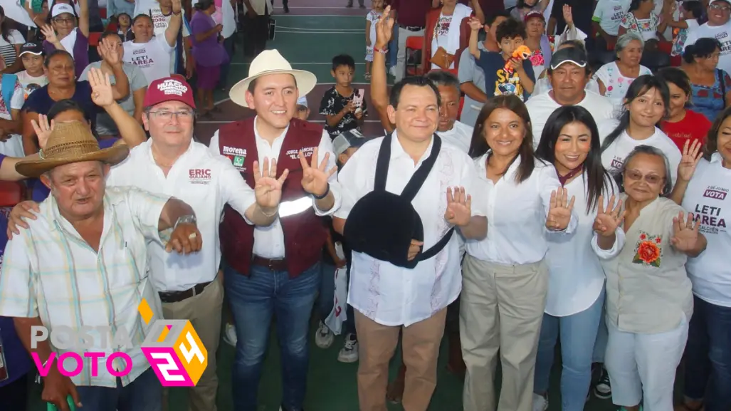 Municipios dan respaldo a Huacho Díaz Mena en la ruta de la Campaña del Pueblo