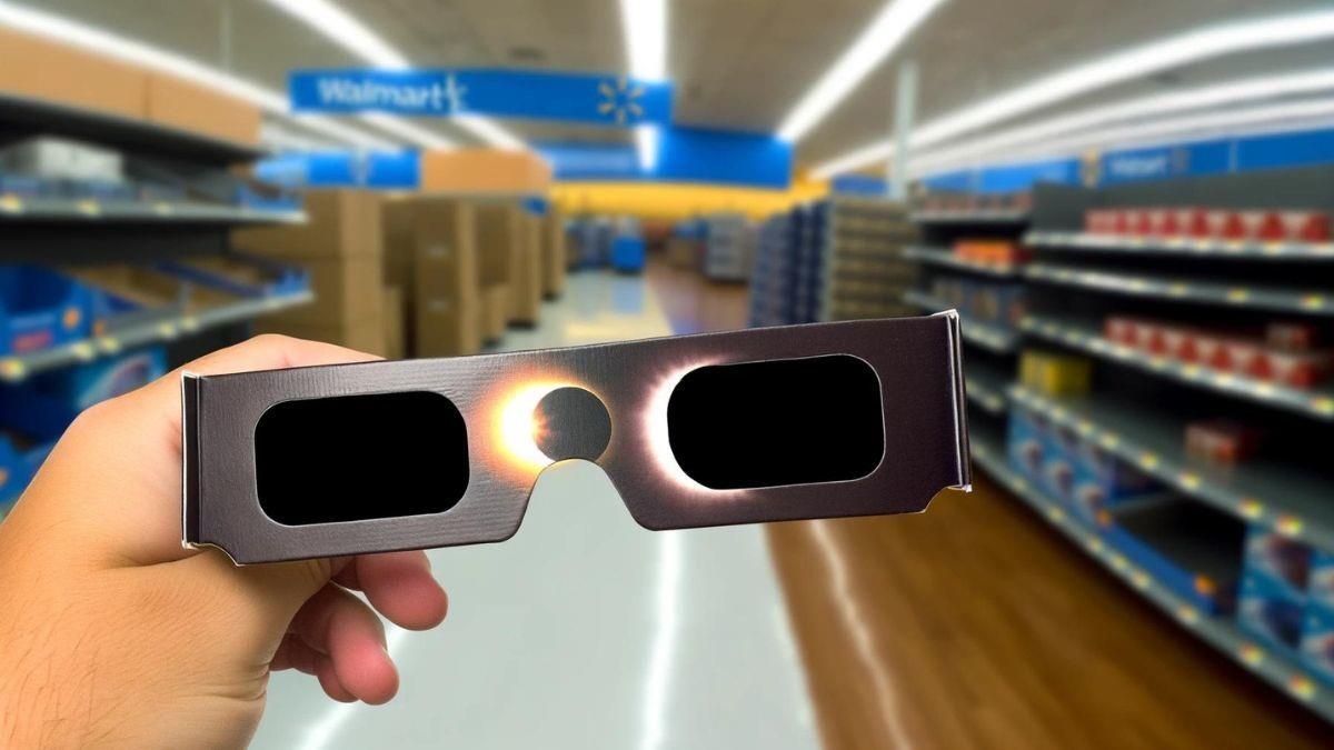 Lentes especiales para ver el eclipse. Foto de Walmart.