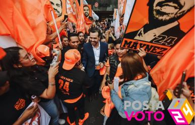 La Barra Naranja despide a Jorge Máynez rumbo al primer debate presidencial