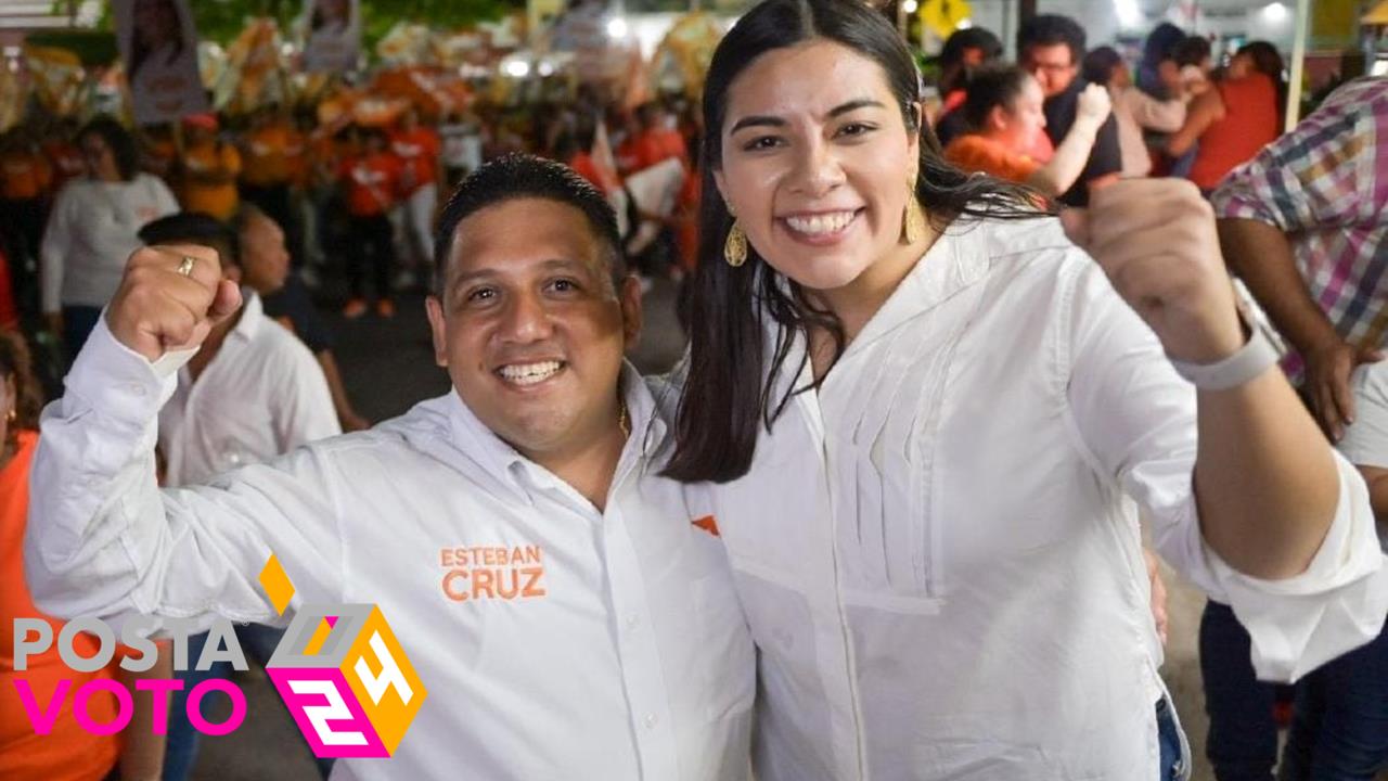 Durante su visita estuvo acompañada por el candidato municipal Esteban Cruz Fotos: Cortesía