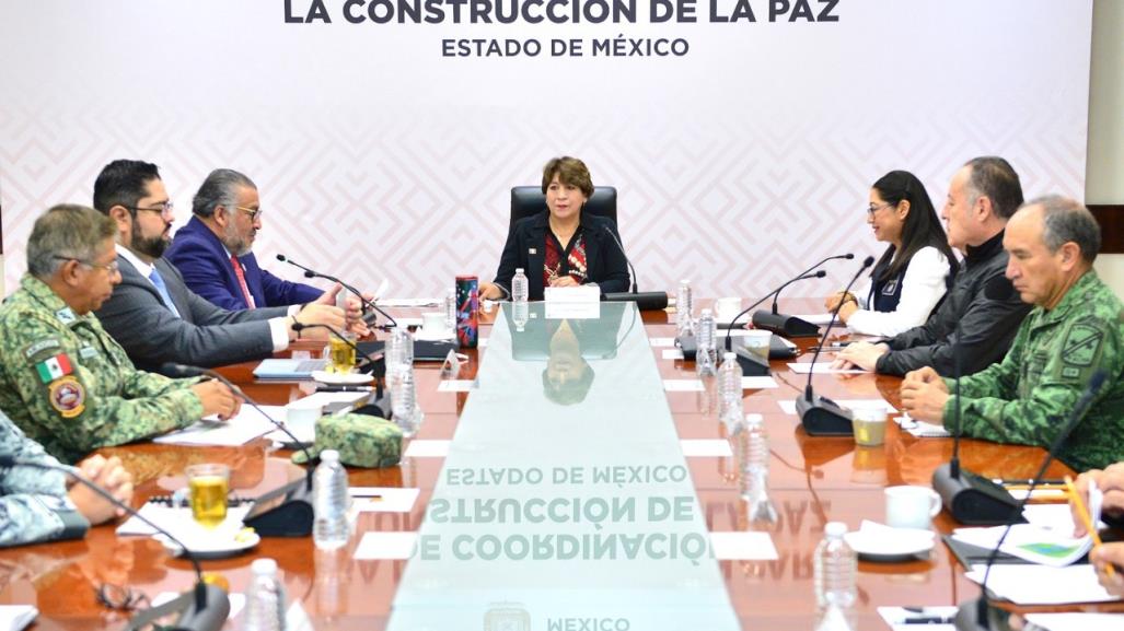 Delfina Gómez lidera reunión contra incendios forestales en Edomex