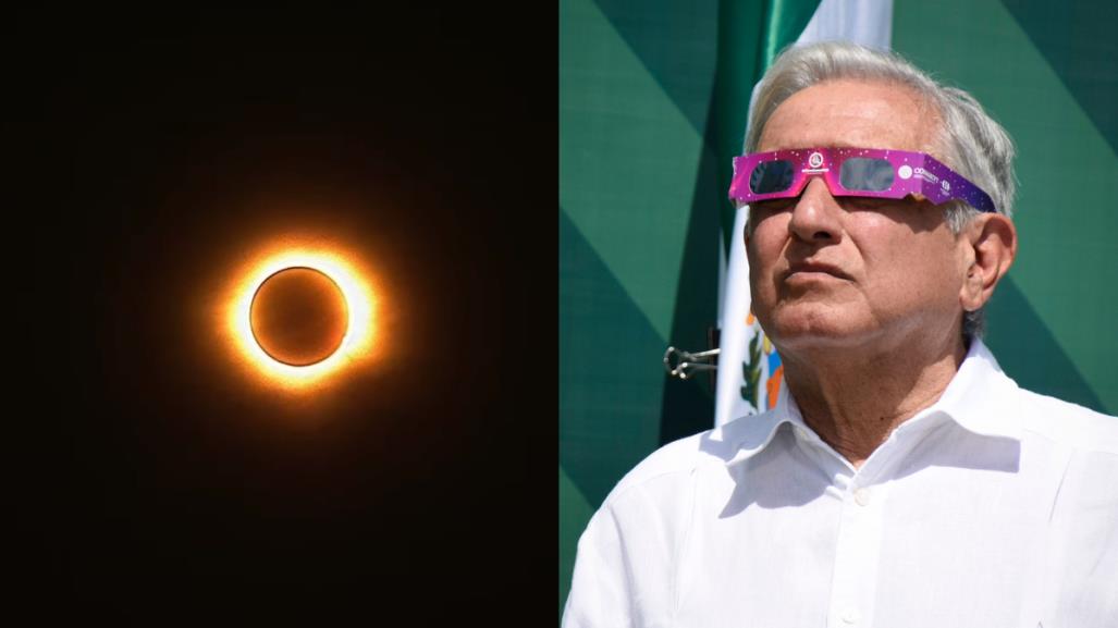 “Un privilegio vivir para contarlo”: AMLO acerca de eclipse