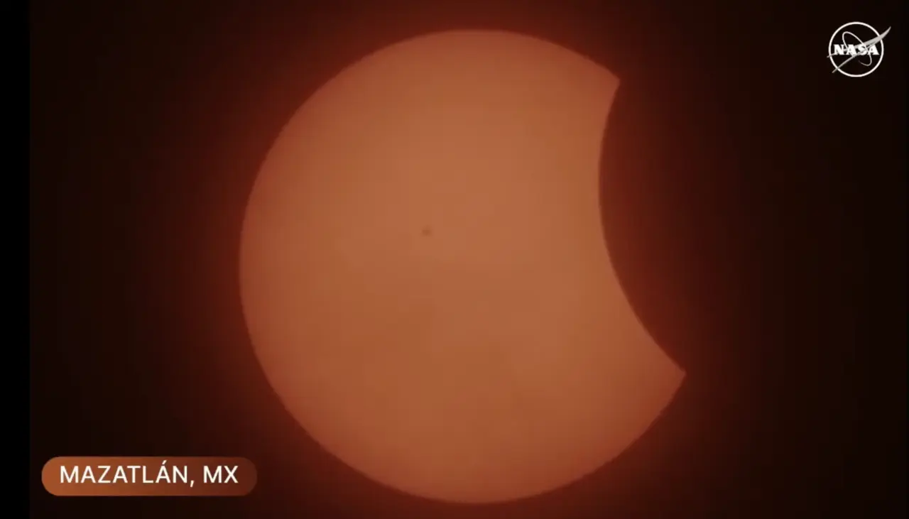 Eclipse Solar 2024 en VIVO. Aquí puedes verlo. Foto: SS @NASA