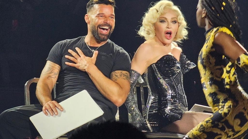 Ricky Martin aparece por sorpresa en concierto de Madonna; tuvieron show erótico