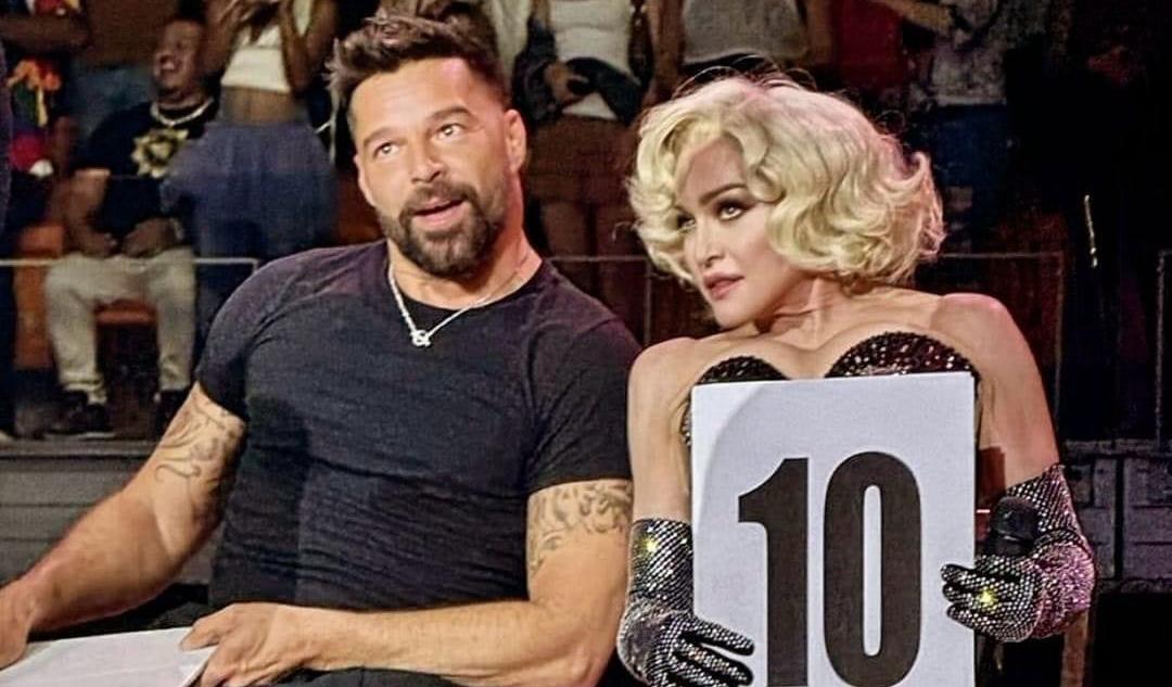 Ricky Martin invitado especial de Madonna en su concierto en Miami Foto: Especial