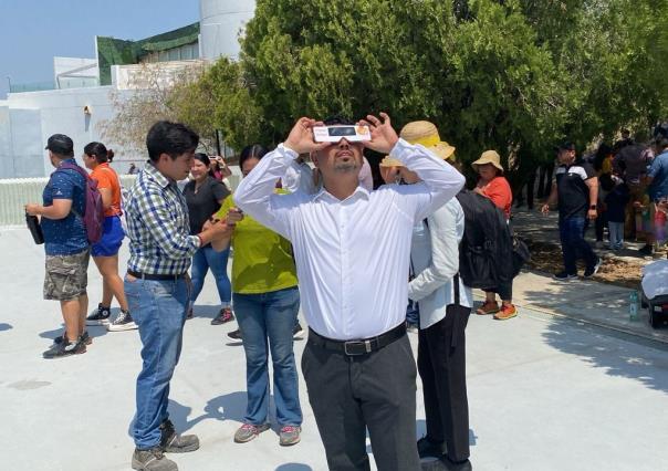 Eclipse solar 2024 en Tamaulipas: Espectáculo en el planetario de Victoria