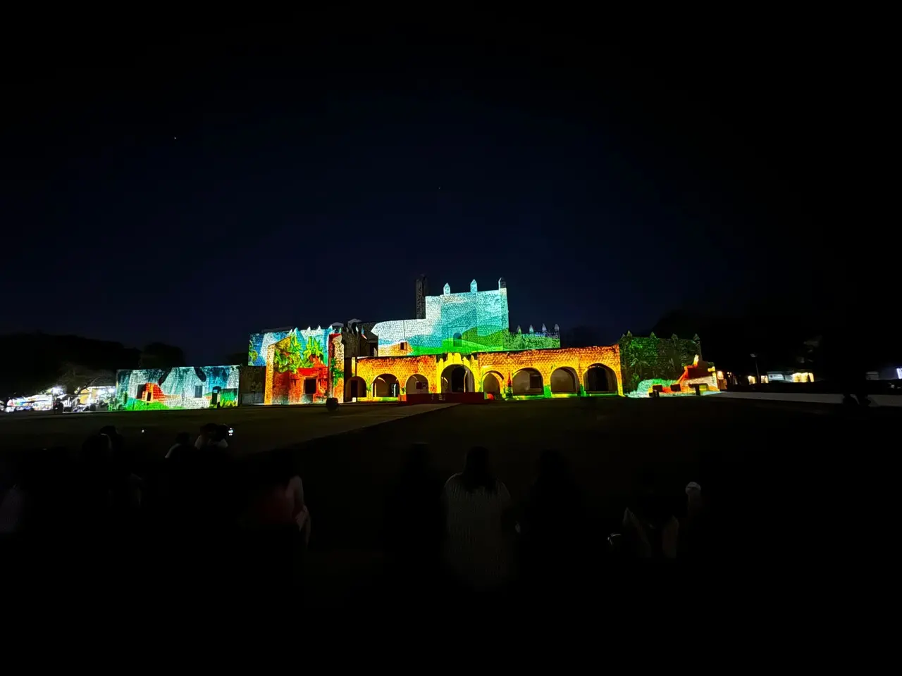 Videomapping “Noches de la heroica Valladolid”. Foto: Irving Gil