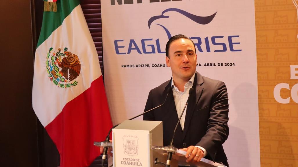 Arriban a Coahuila más inversiones; llega empresa Eaglerise NET Electric a Ramos