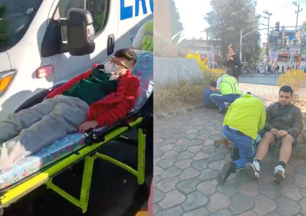 Choque de unidad de transporte público deja a 10 personas lesionadas