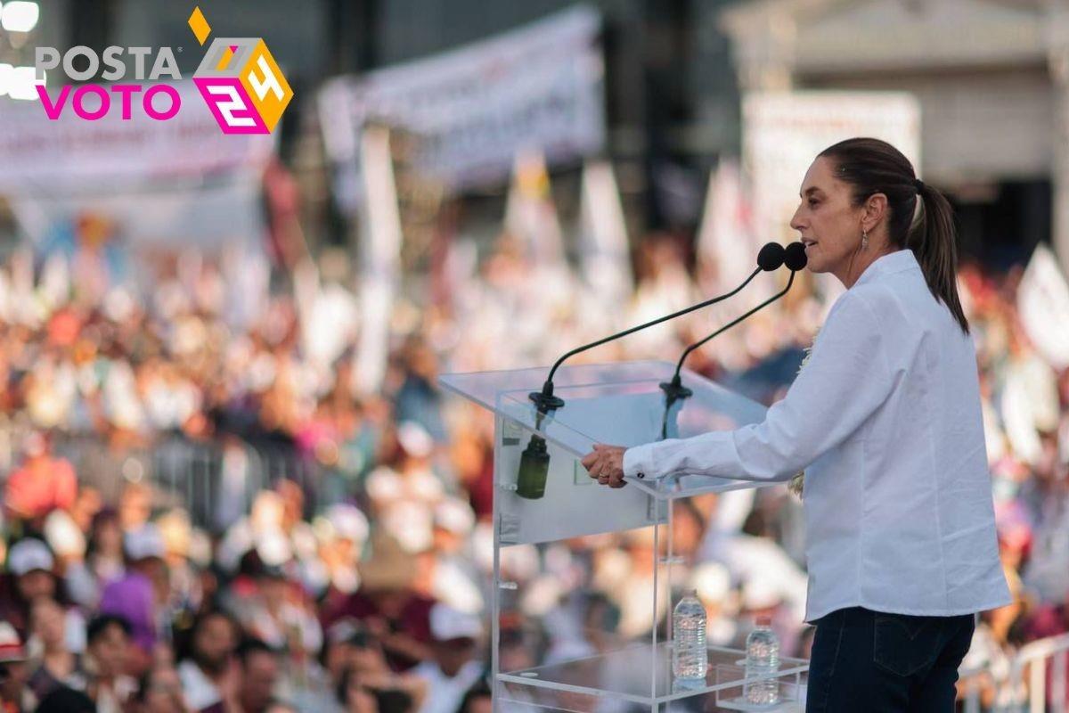 Claudia Sheinbaum, candidata a la presidencia por Sigamos Haciendo Historia pide a residentes de Lerma denunciar a quienes contaminan Foto: Equipo de prensa