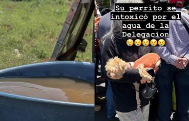 Vecinos exigen respuesta por agua contaminada en la Benito Juárez