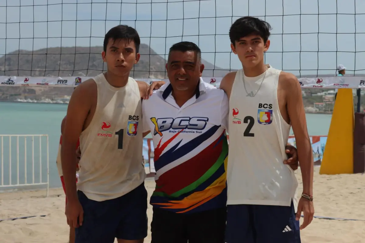 Clasifica delegación de voleibol de playa de BCS en Nacionales CONADE 2024