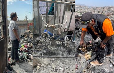 Después del incendio, salvaron la vida, pero quedaron sin casa y sin esperanza