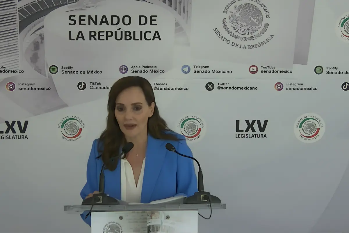 Defiende Lilly Téllez a Ecuador y llama “bully latinoamericano” a AMLO.     Foto: Captura