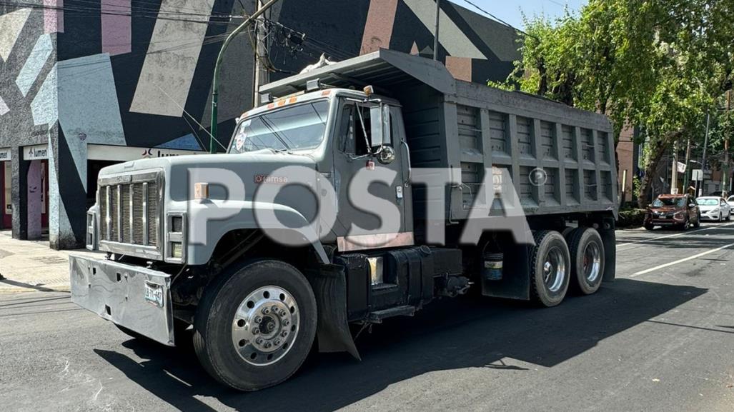 Muere motociclista arrollado por camión materialista en la colonia Doctores