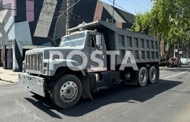 Muere motociclista arrollado por camión materialista en la colonia Doctores