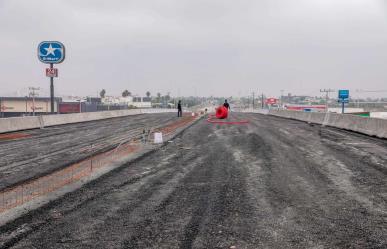 Avanza 80% construcción del puente vehicular en Nuevo Laredo