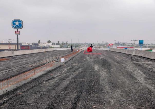 Avanza 80% construcción del puente vehicular en Nuevo Laredo