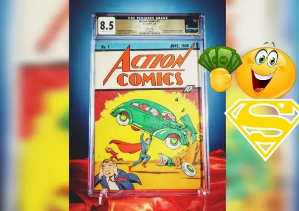 Venden cómic de Superman en cifra récord ¡6 millones de dólares! (VIDEO)