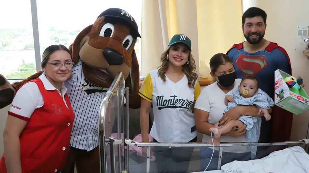 Llevan Roberto Valenzuela y Perro Sultán alegría al Hospital Materno Infantil
