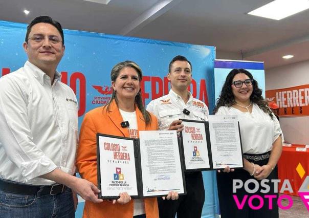 Firman Luis Donaldo Colosio y Martha Herrera compromiso por la primera infancia