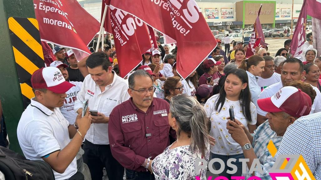 Inicia Andrés Mijes campaña por la reelección de Escobedo