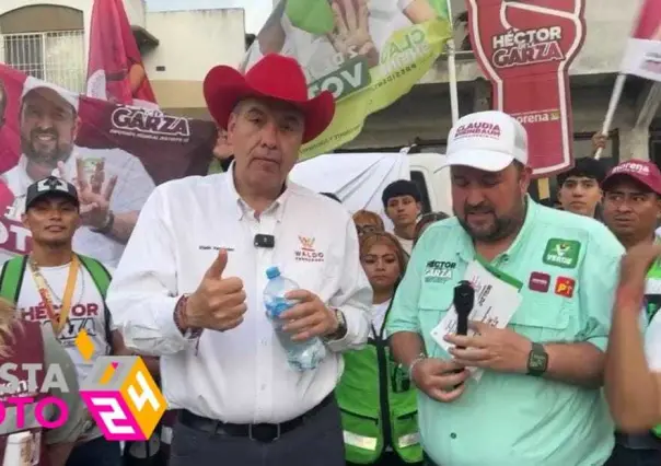 Inician Waldo Fernández y Judith Díaz recorrido por municipios metropolitanos