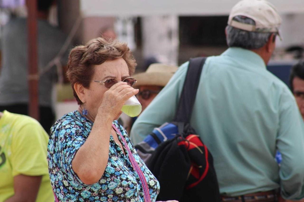 Ante las altas temperaturas es indispensable mantener el cuerpo bien hidratado. Foto: Sria. de Salud de Edoméx