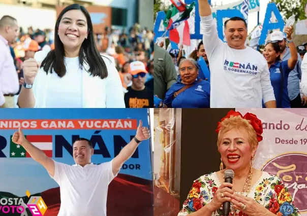 Candidatos al gobierno de Yucatán participarán en un debate