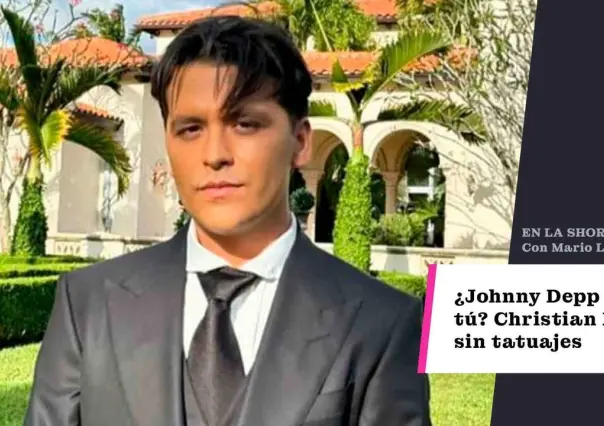 ¿Johnny Depp eres tú ? Christian Nodal sin tatuajes