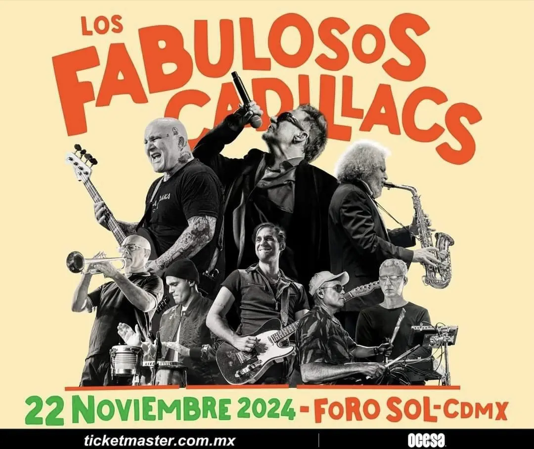 Los Fabulosos volverán a CDMX. Estarán en noviembre en el Foro Sol