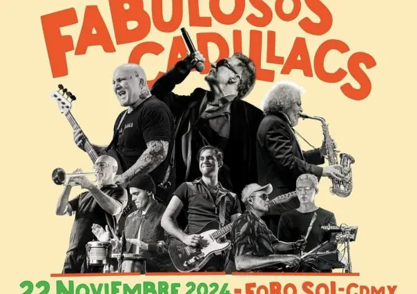 Los Fabulosos volverán a CDMX. Estarán en noviembre en el Foro Sol