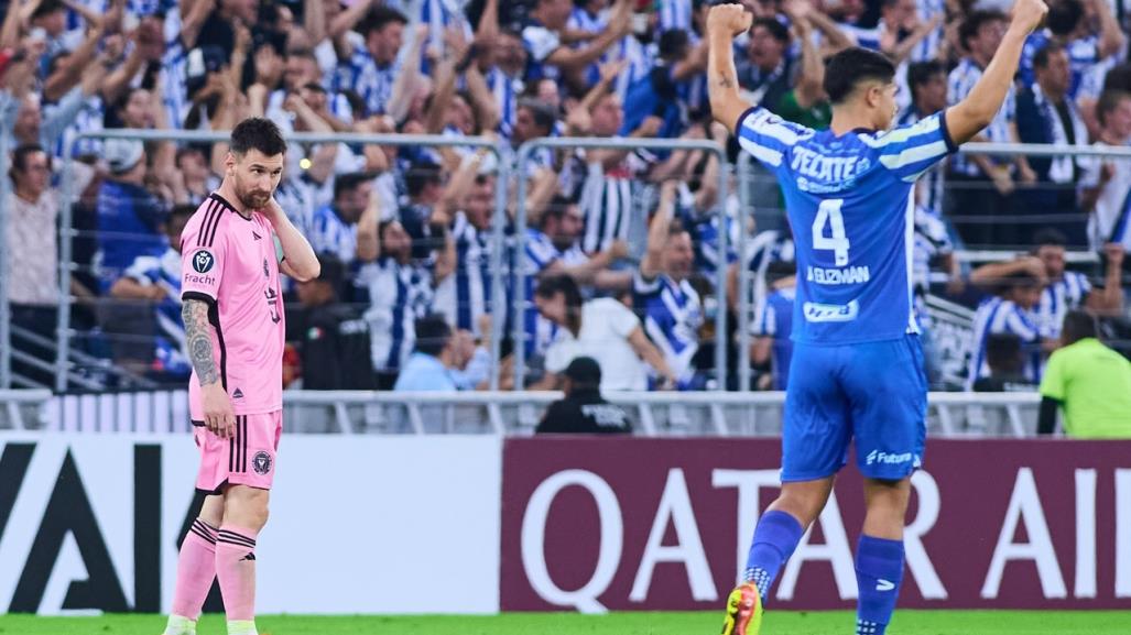 ¡Rayados congela a Messi! Monterrey golea a Inter Miami y avanza a semifinales