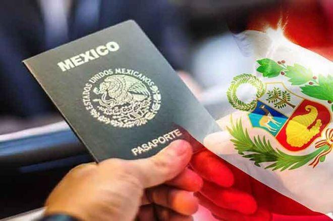 Gobierno de Perù ya no exigirà visa a los mexicanos