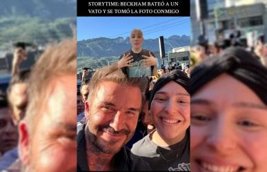 Joven de Monterrey cumple sueño con David Beckham