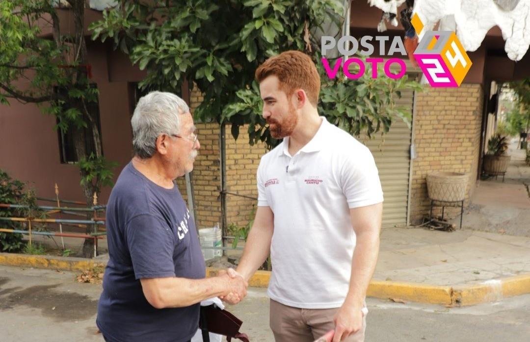 Cantú se posiciona como un candidato comprometido con el bienestar de Monterrey. Foto: Especial.