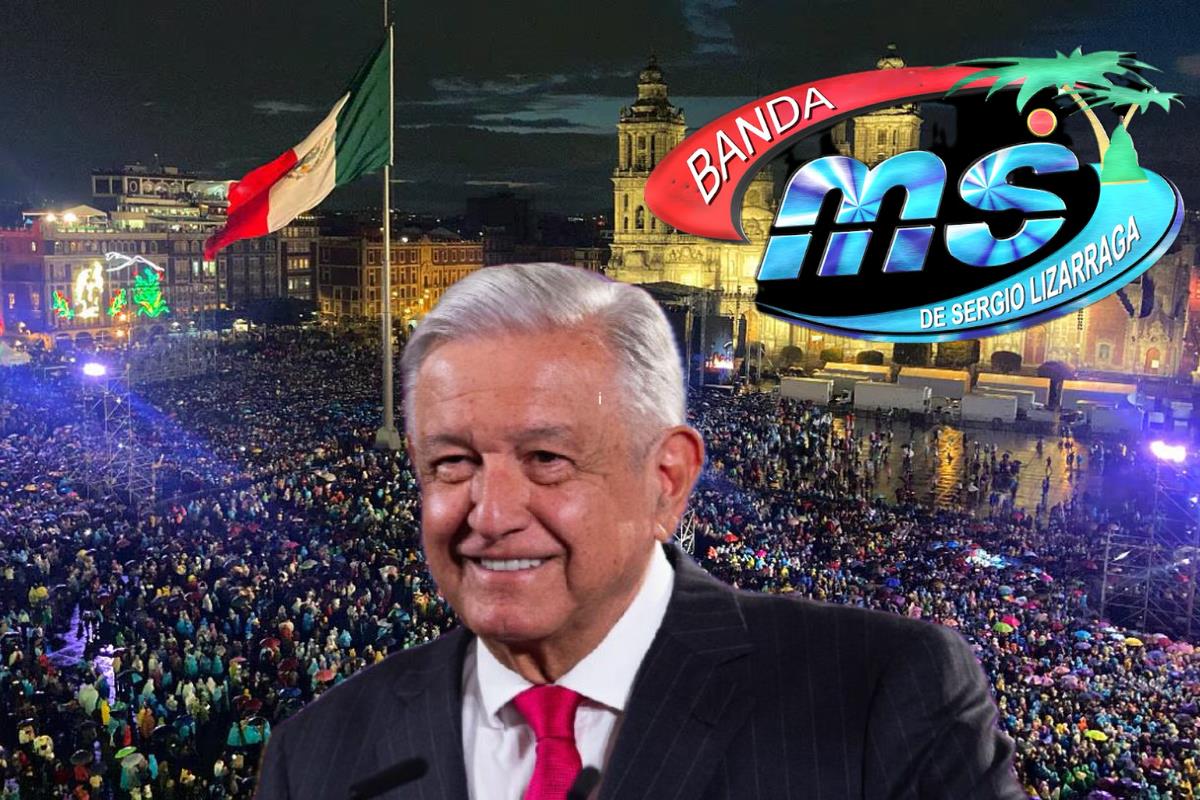 Estas son las bandas que quiere AMLO para su último grito. Foto: Especial