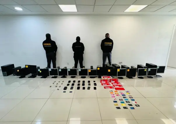 Desmantelan call center de fraudes bancarios y extorsiones en Neza