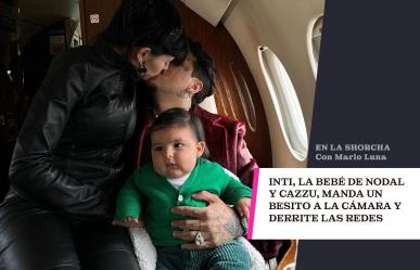 Inti, la bebé de Nodal y Cazzu, manda un besito a la cámara y derrite las redes