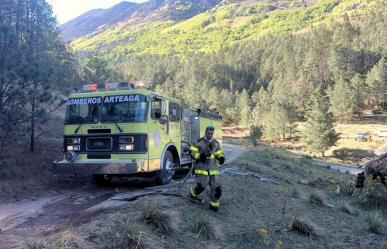 Incendio en Cañón de San Antonio: brigadas logran contener las llamas