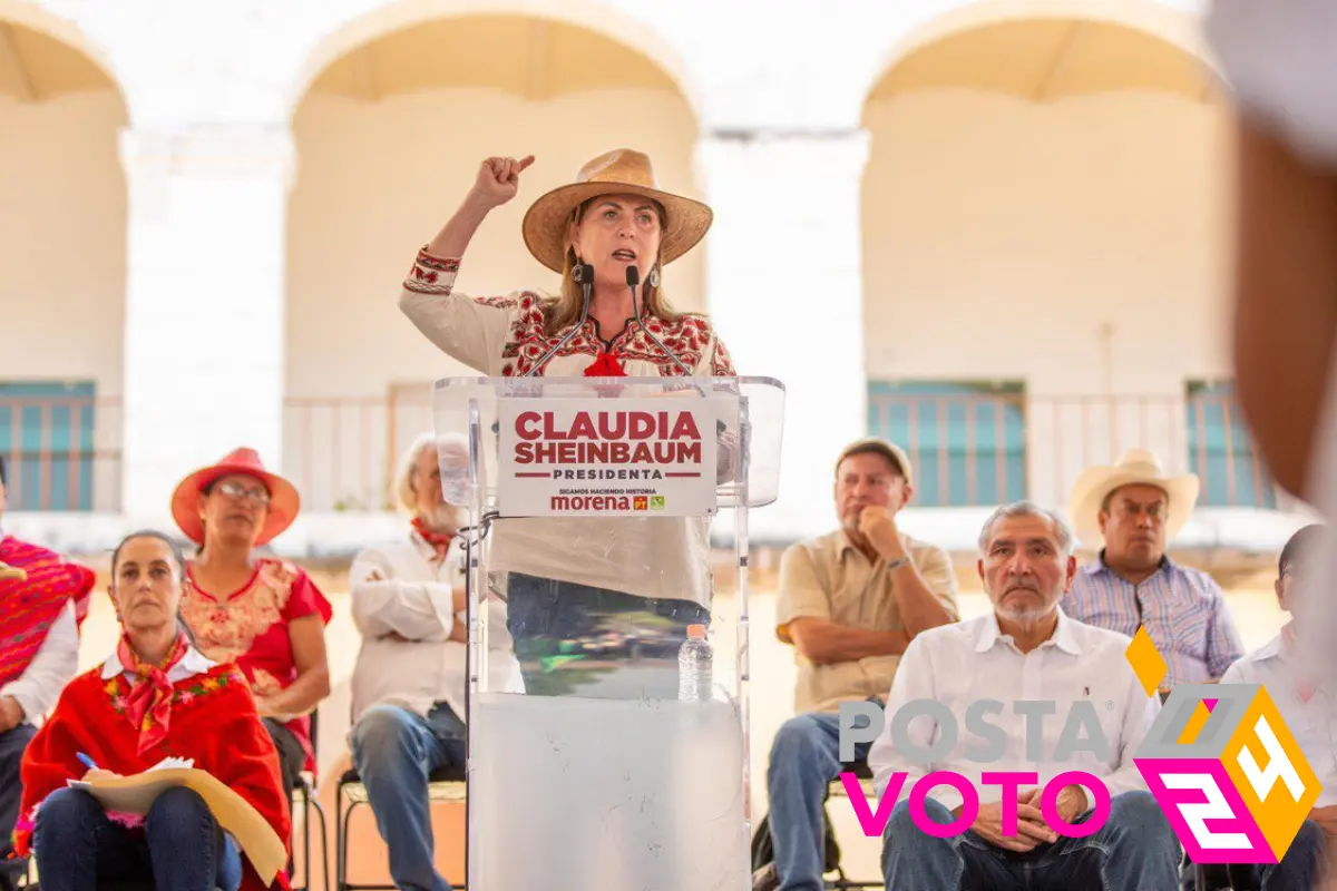 Margarita González Saravia, candidata de Morena, ofrece enlace con el gobierno federal para protección de candidatos en riesgo. Foto: Cortesía