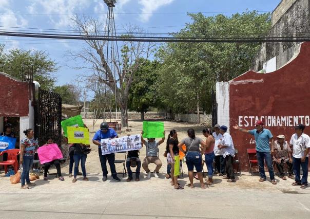 Protestan por la detención de cinco personas en  Kancabchén Rancho