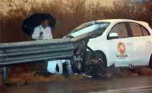 Sobrevive de milagro a brutal accidente en la vía Mérida-Cancún Sobrevive de milagro a brutal accidente en la vía Mérida-Cancún