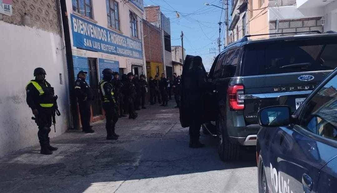 Operativo de verificación en Centro Residencial para la Atención de Adicciones. Foto: Ayuntamiento de Zinacantepec 2022-2024