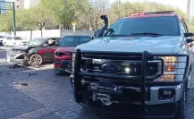 Sale bebé ilesa de choque en Monterrey