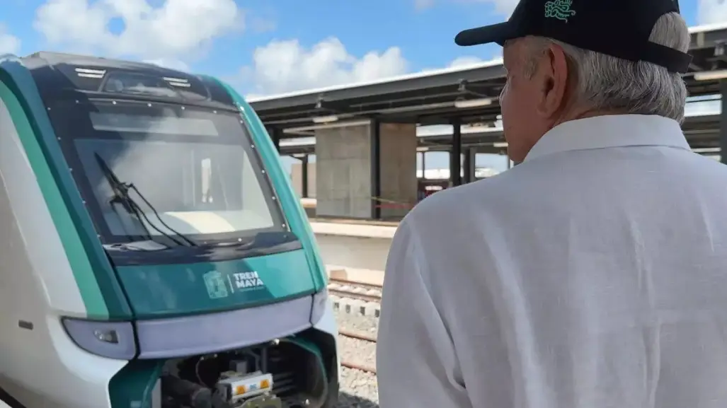 AMLO llega a Yucatán para la supervisar avances del Tren Maya