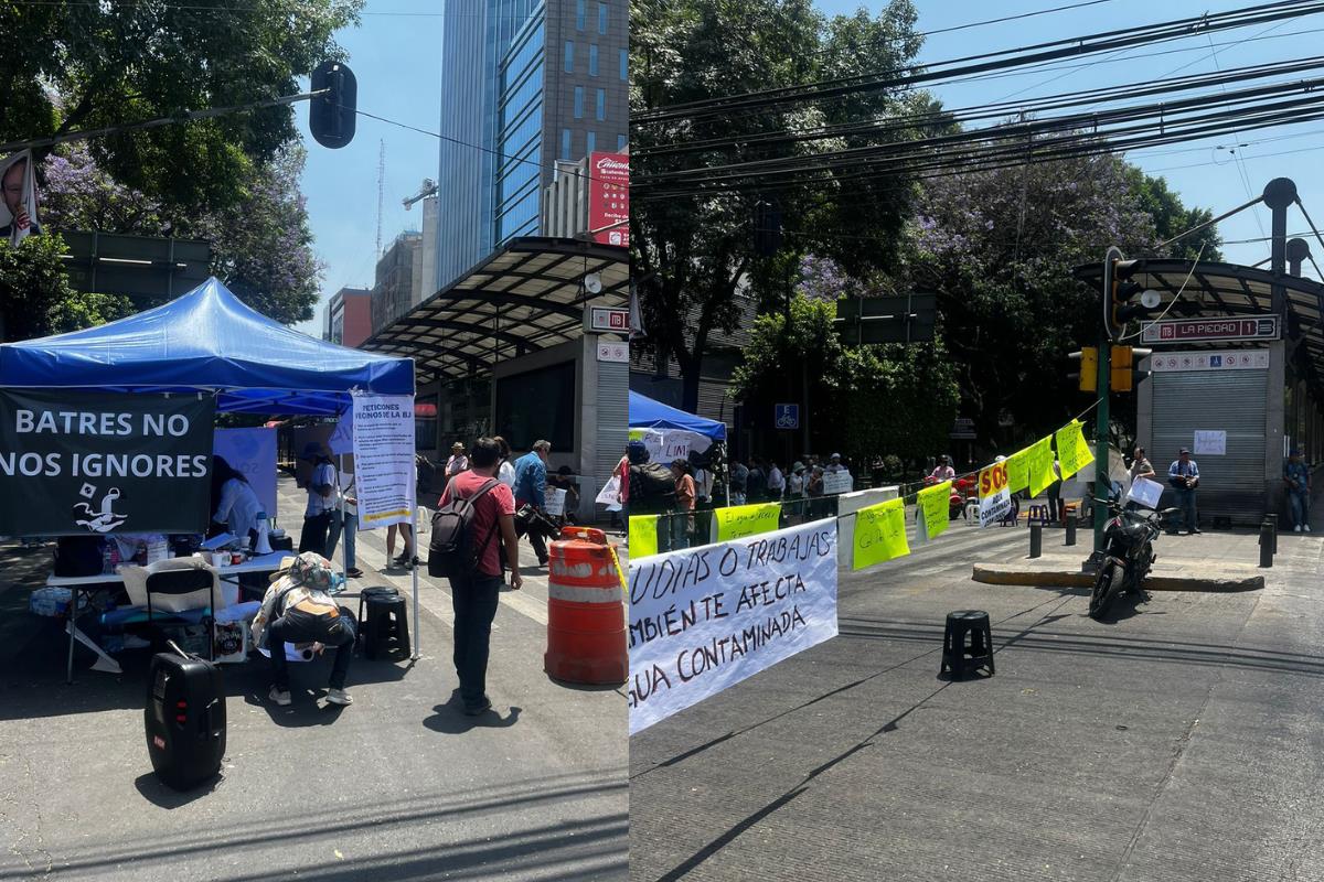 Vecinos de la alcaldía Benito Juárez volvieron a cerrar Insurgentes. Foto: Ramón Ramírez